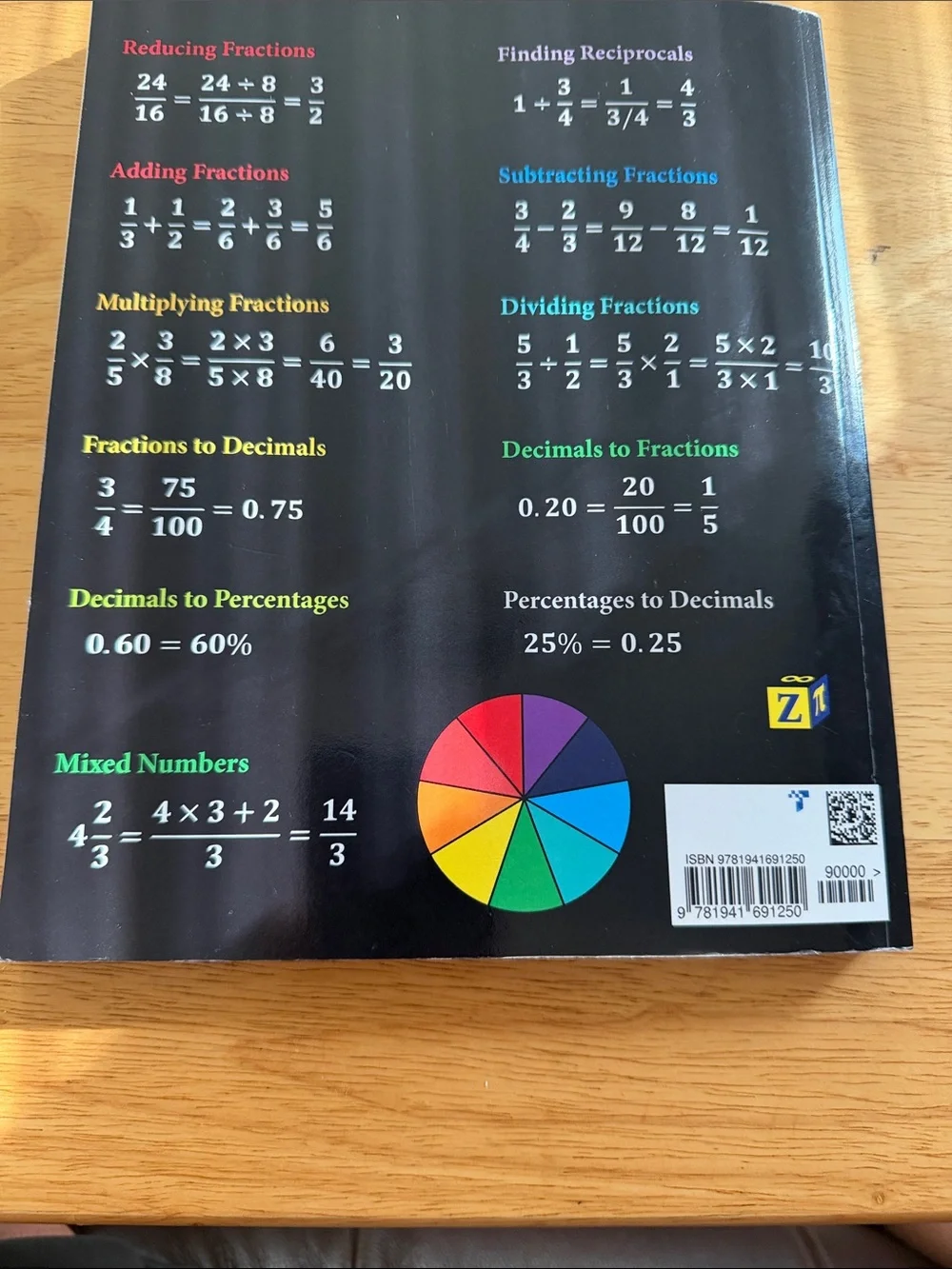 Fractions Essentials Workbook - Black Cover
